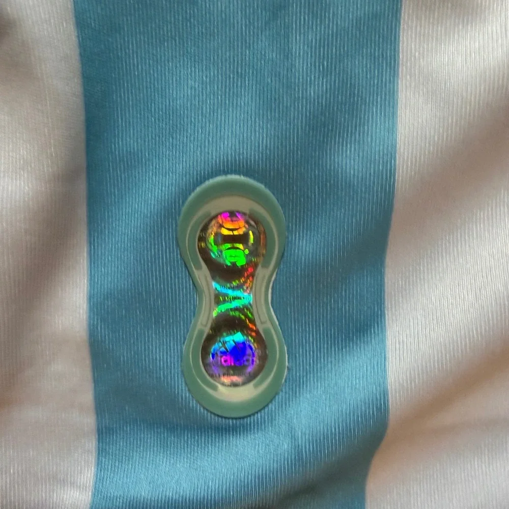Adidas Argentina 2006 World Cup Messi 19 Jersey Large Blue White Striped